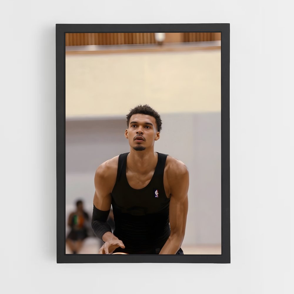 Poster Victor wembanyama montante – affiche Basketball (vue 2)